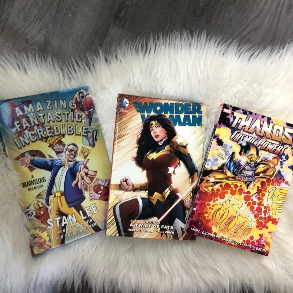 ⚡️ Marvel Thands,Wonder Woman & amazing fantastic incredible book bundle